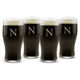 Monogrammed Classic Pub Glass Set of 4 Image 5 of 5